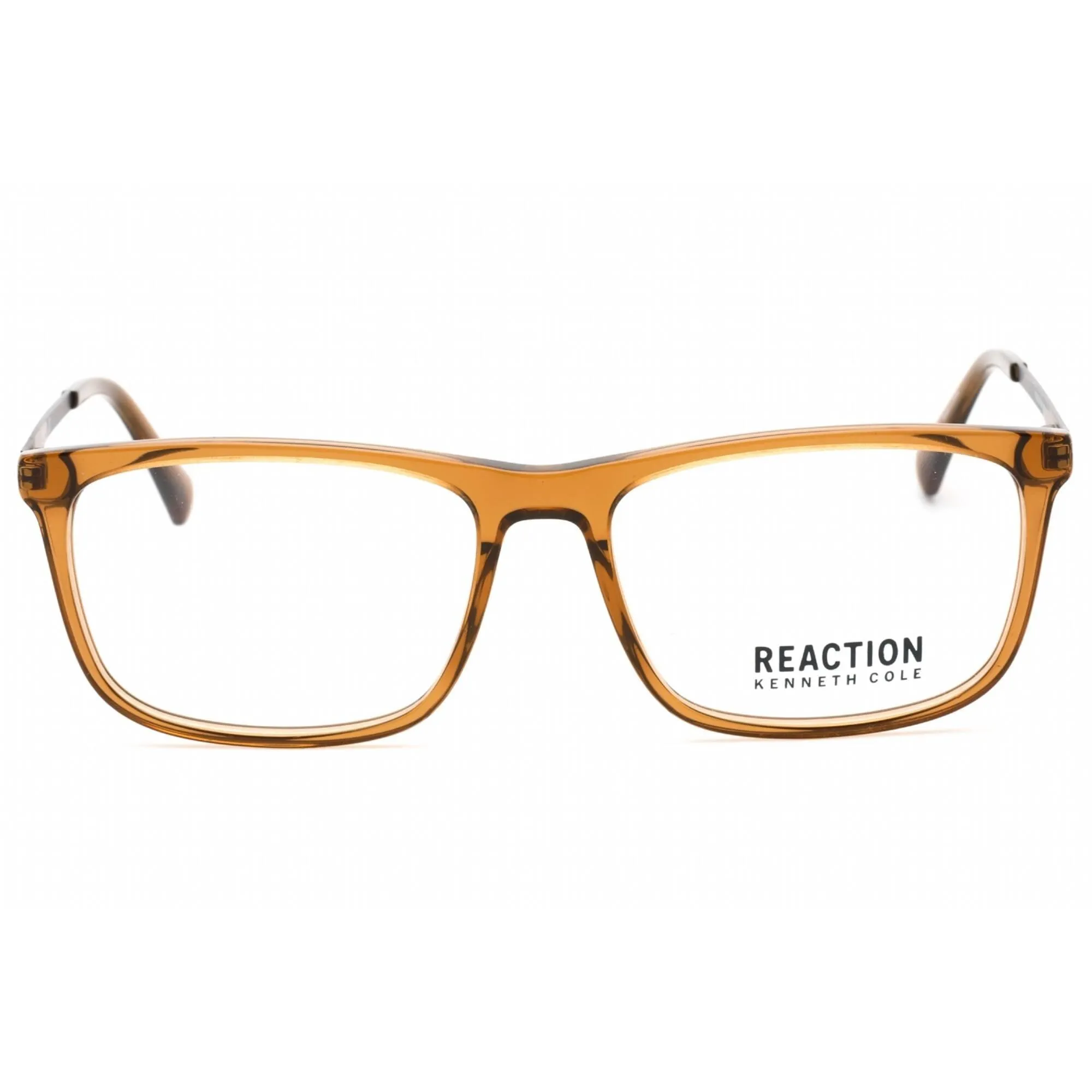 Kenneth Cole Reaction Men's Eyeglasses - Shiny Dark Brown Square Frame | KC0893 048