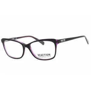 Kenneth Cole Reaction Women's Eyeglasses - Clear Demo Lens Black Frame | KC0897 005