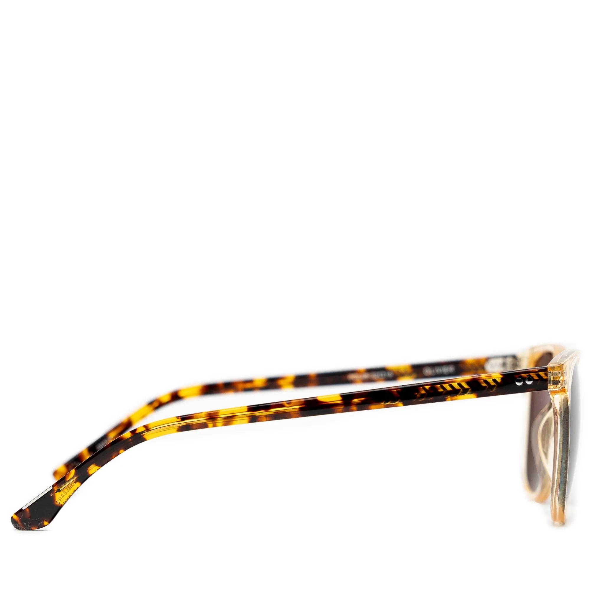 Krewe Oliver Polarized Sunglasses - Champagne/Rue Tortoise