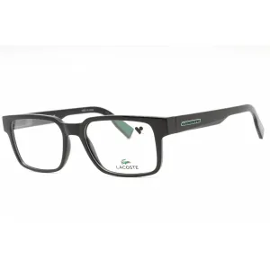 Lacoste Men's Eyeglasses - Black Plastic Rectangular Shape Full Rim Frame | L2928 001