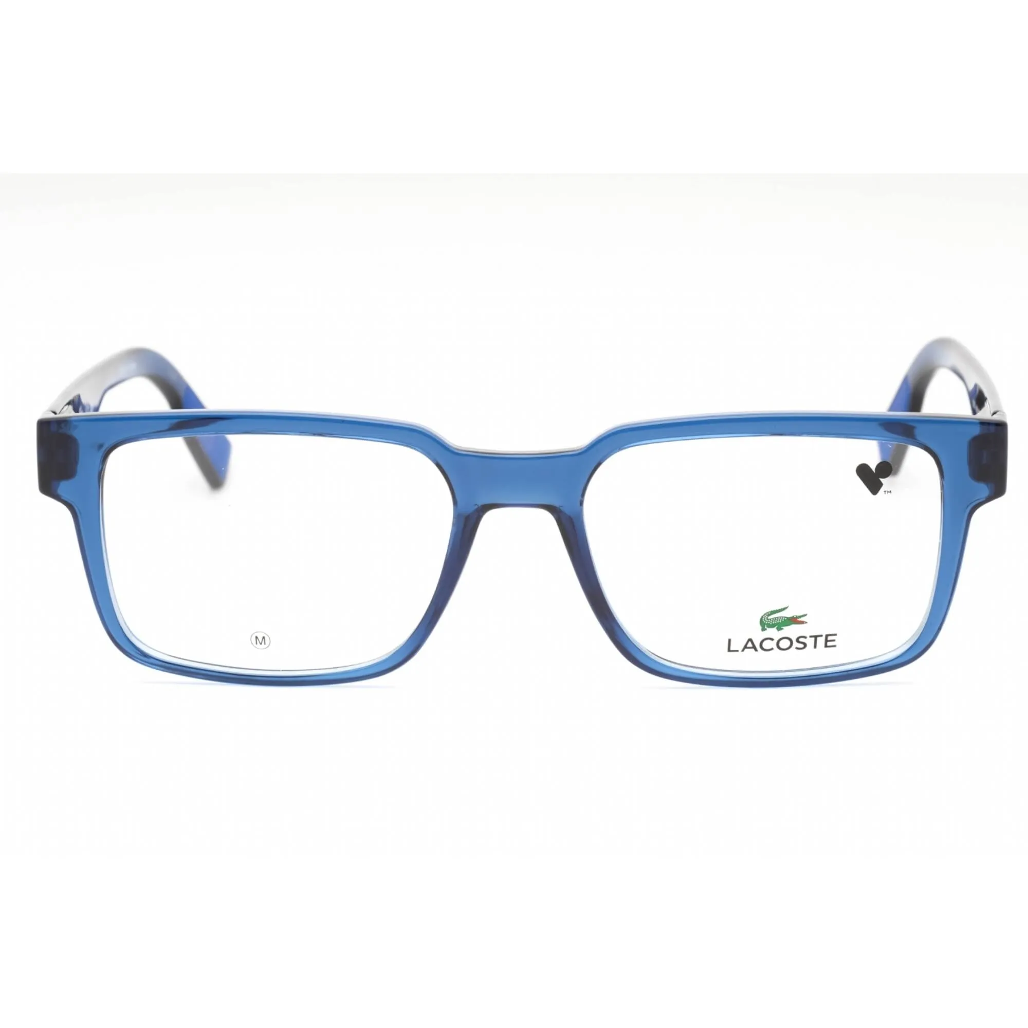 Lacoste Men's Eyeglasses - Blue Plastic Rectangular Shape Full Rim Frame | L2928 400