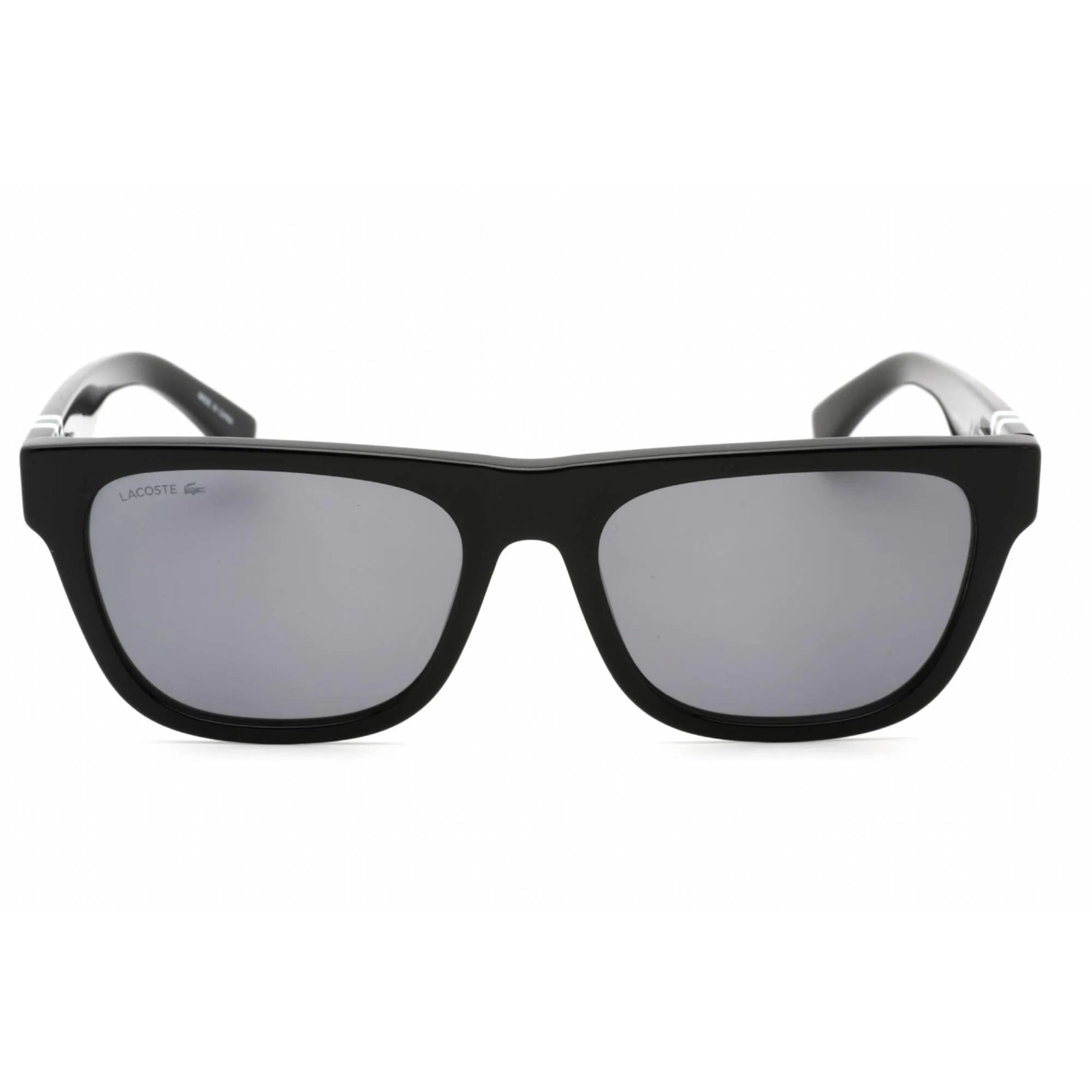 Lacoste Men's Sunglasses - Black Rectangular Shape Frame Blue Grey Lens | L979S 001