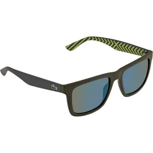 Lacoste Men's Sunglasses - Matt Army Square Frame Green Lens | LACOSTE L750S 318