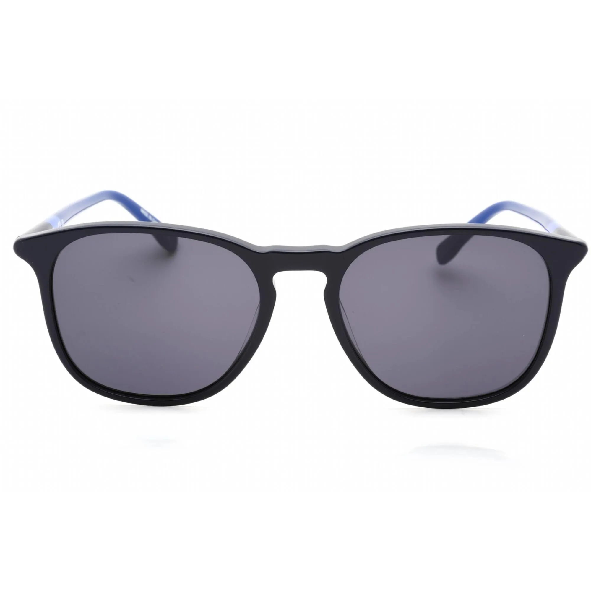 Lacoste Unisex Sunglasses - Grey Lens Blue Rectangular Shape Plastic Frame | L813S 424