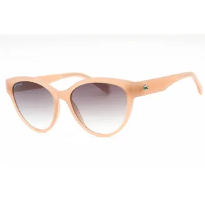 Lacoste Women's Sunglasses - Nude Plastic Cat Eye Frame Grey Gradient Lens | L983S 272