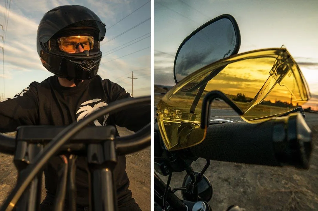 LAZER FACE GLASSES: HI-VIS YELLOW Z87