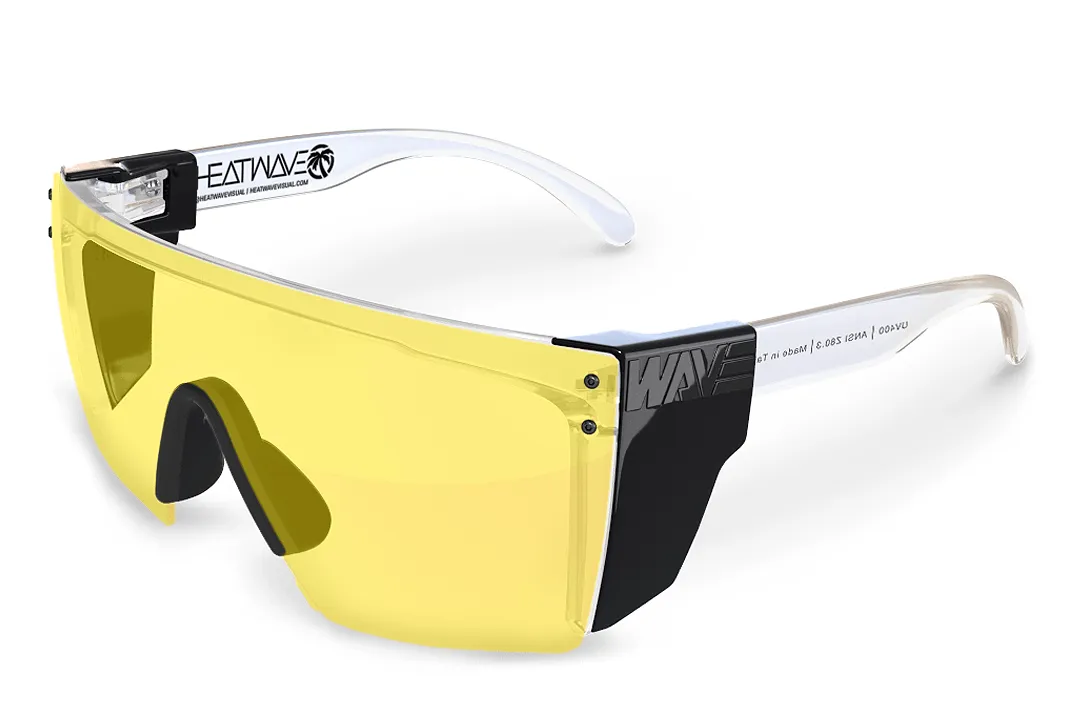 LAZER FACE GLASSES: HI-VIS YELLOW Z87