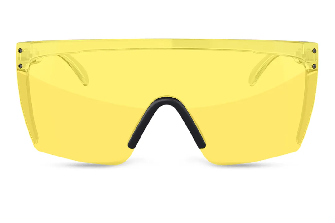 LAZER FACE GLASSES: HI-VIS YELLOW Z87