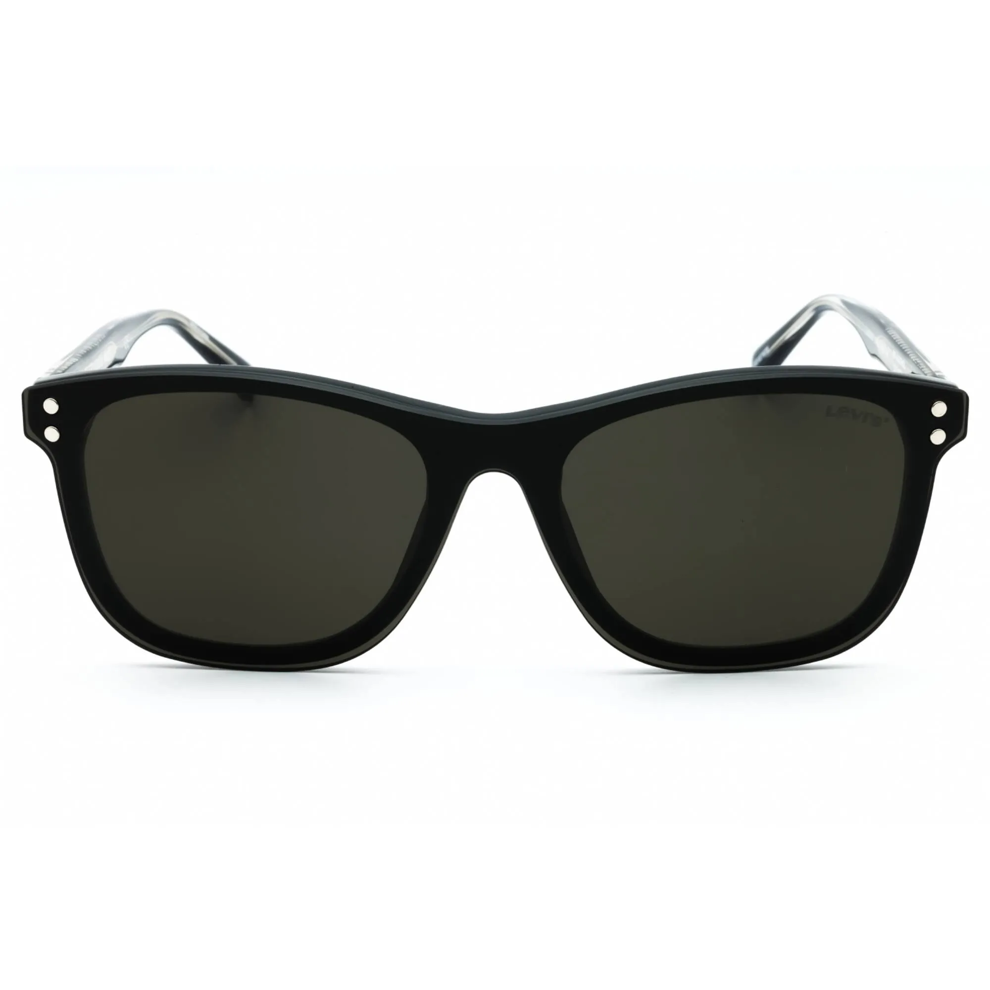 Levis Men's Sunglasses - Black Plastic Full Rim Oval Shape Frame| LV 5013/CS 0807 IR