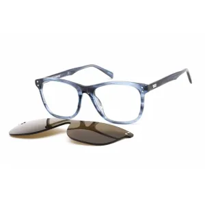 Levi's Men's Sunglasses - Brown Lens Blue Horn Rectangular Frame | LV 5013/CS 038I 70