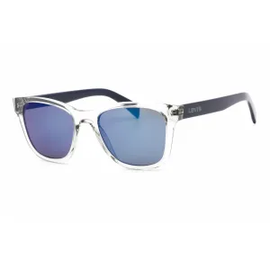 Levi's Men's Sunglasses - Grey Blue Frame Grey Blue Mirror Lens | LV 1002/S 009V XT