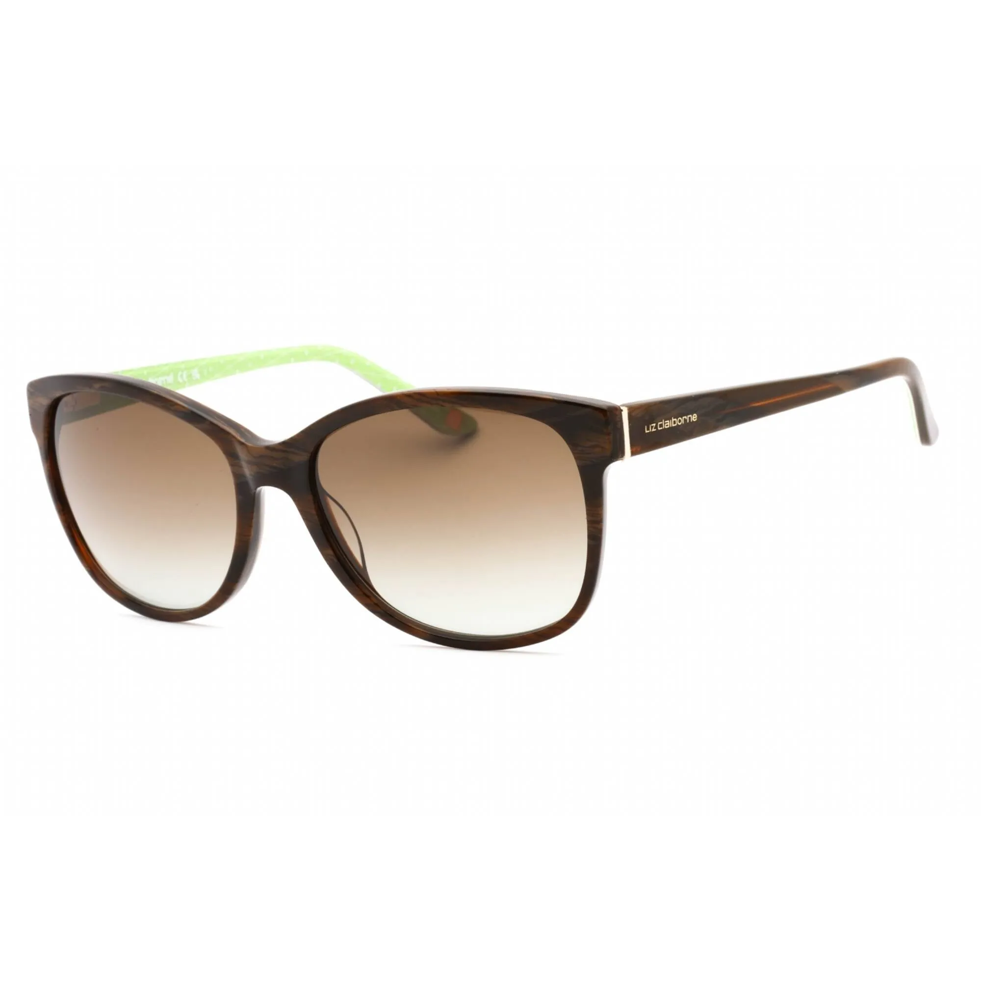Liz Claiborne Women's Sunglasses - Brown Havana Cat Eye Shape Frame | L 570/S 0WR9 HA