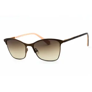 Liz Claiborne Women's Sunglasses - Matte Brown Metal Cat Eye Frame | L 580/S 04IN HA