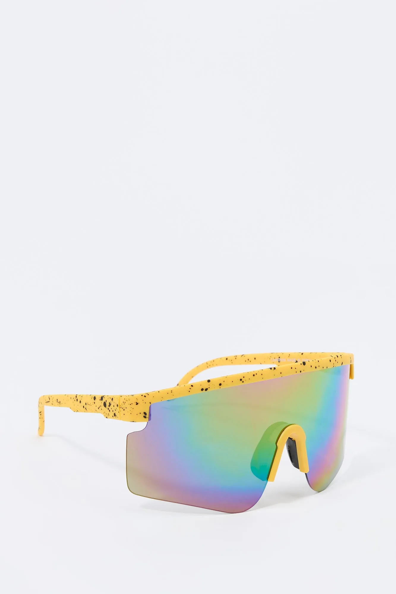 Lunettes de soleil avec éclaboussures de peinture