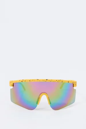 Lunettes de soleil avec éclaboussures de peinture