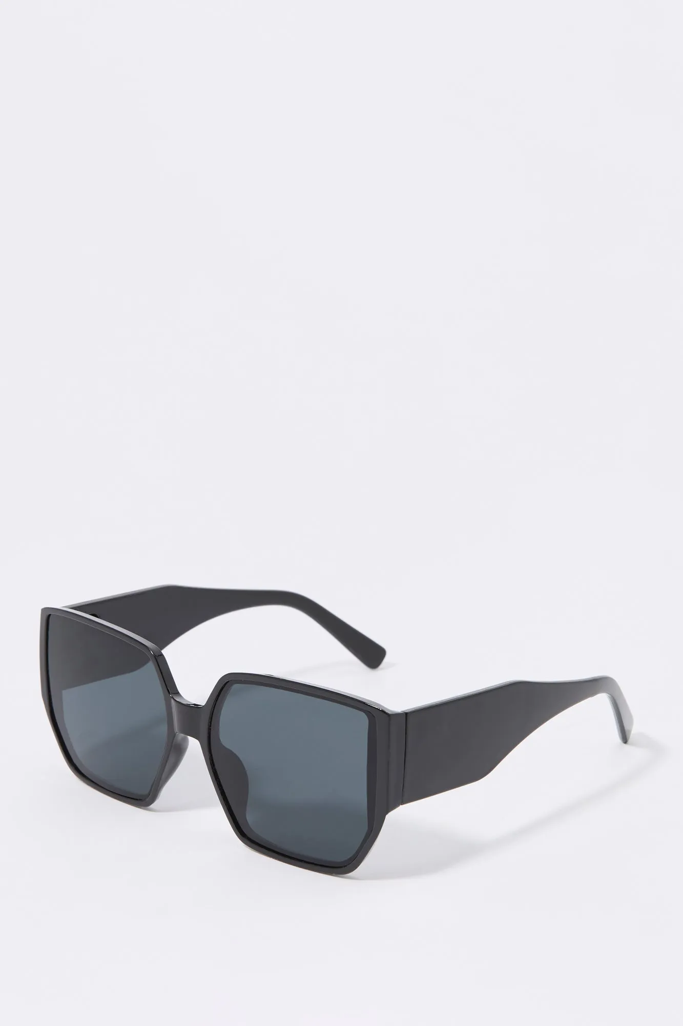 Lunettes de soleil surdimensionnées géométriques