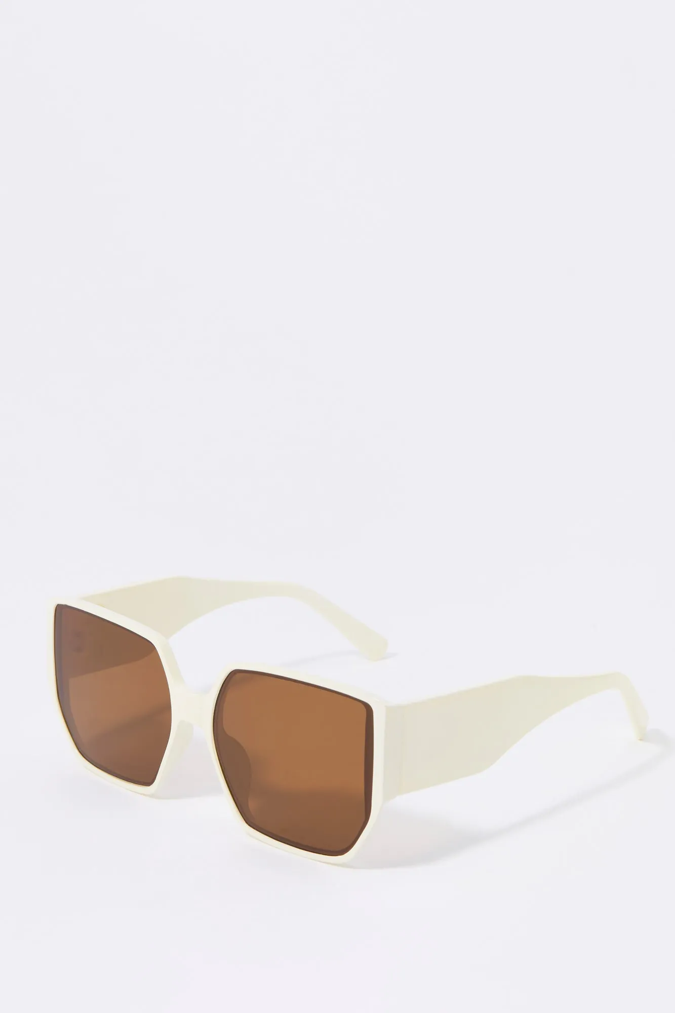 Lunettes de soleil surdimensionnées géométriques