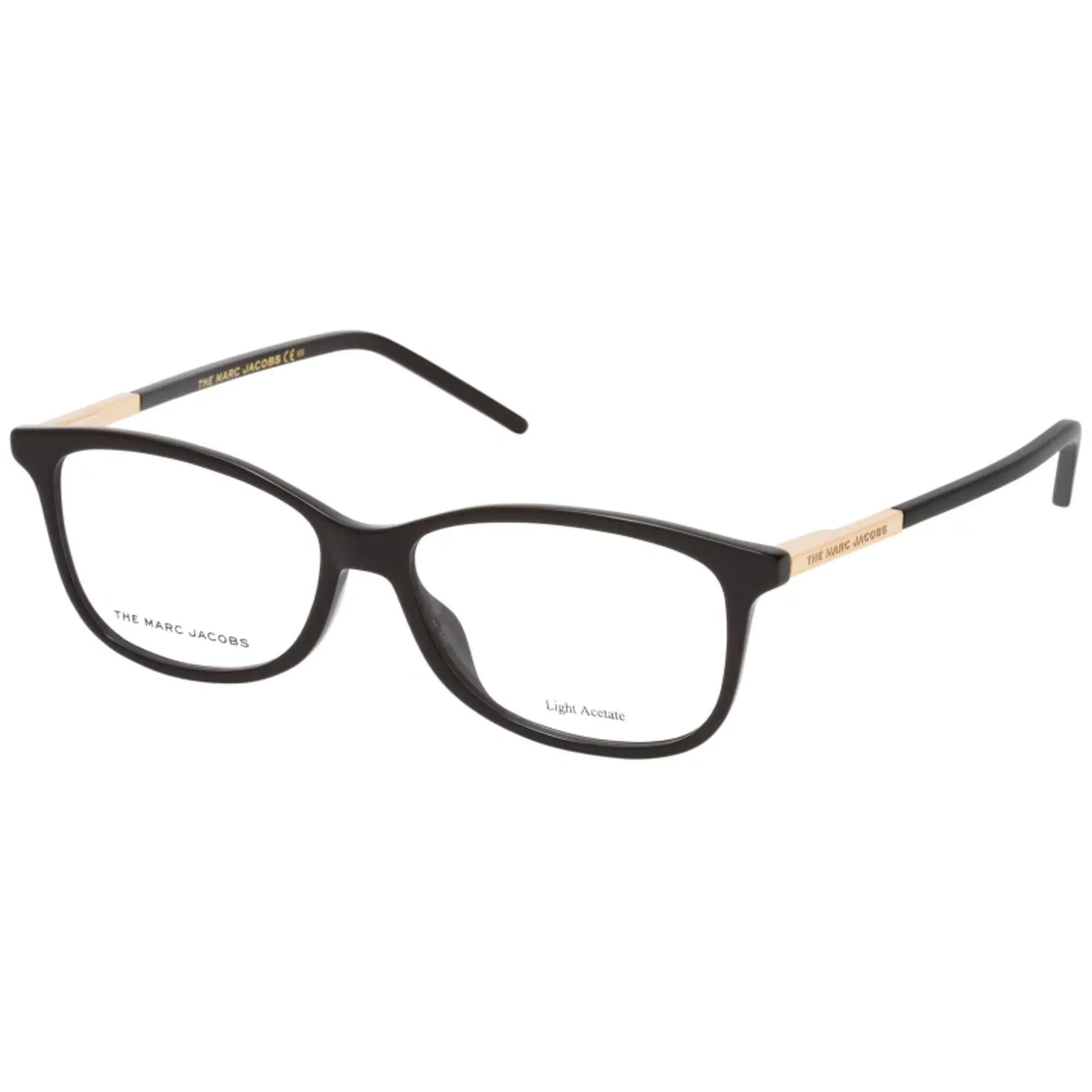 Marc Jacobs Women's Eyeglasses - Black Rectangular Frame Demo Lens | MARC 513 807