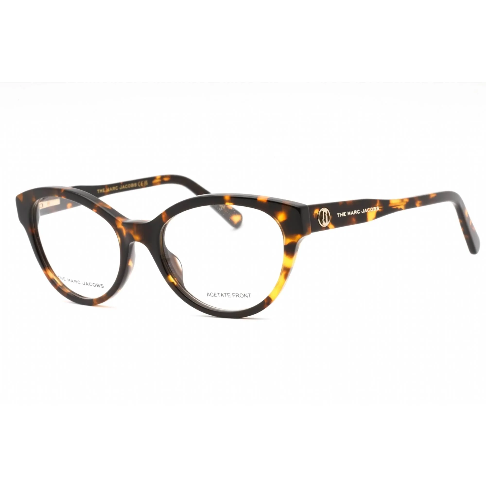 Marc Jacobs Women's Eyeglasses - Havana Cat Eye Full Rim Frame | MARC 628 0086 00