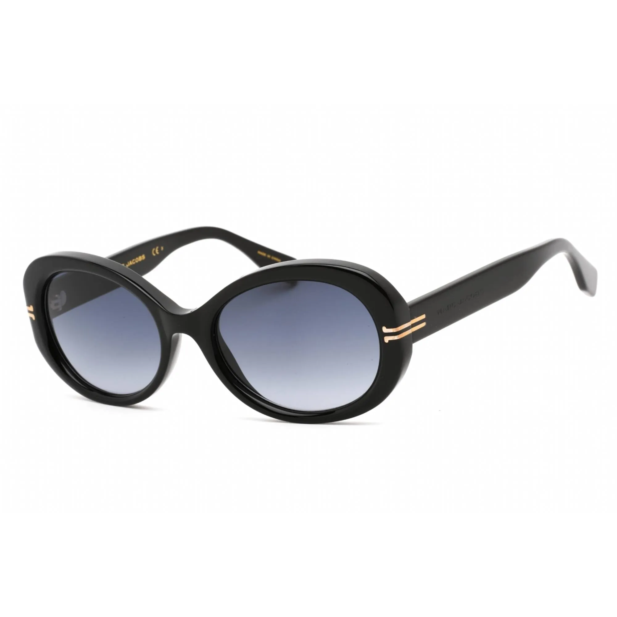 Marc Jacobs Women's Sunglasses - Black Oval Plastic Full Rim Frame | MJ 1013/S 0807