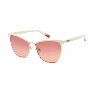Missoni Women's Sunglasses - Full Rim Gold Ivory Cat Eye Shape | MIS 0009/S 0Y3R 3X