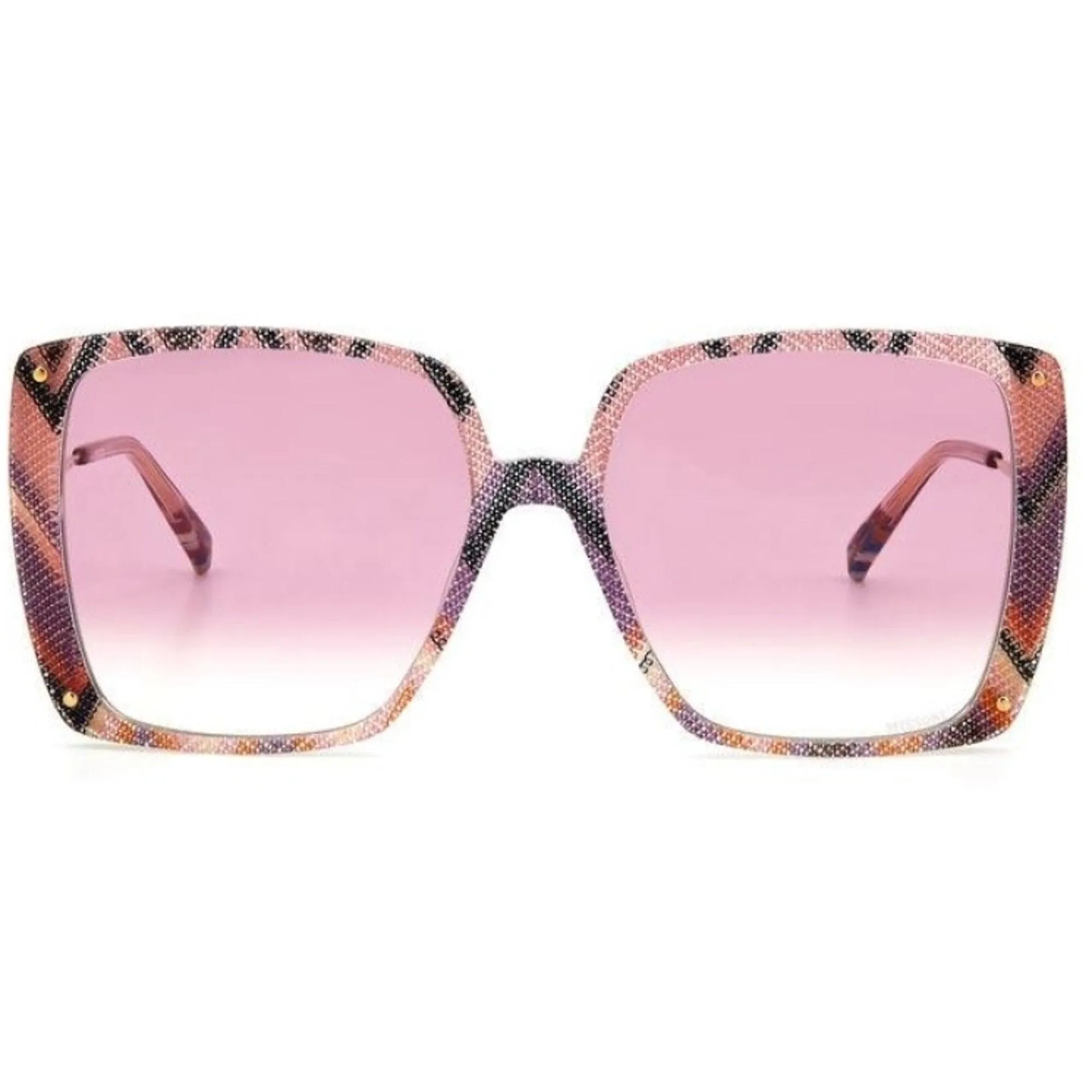 Missoni Women's Sunglasses - Pattern Pink Metal Butterfly Frame | MIS 0002/S 0OBL