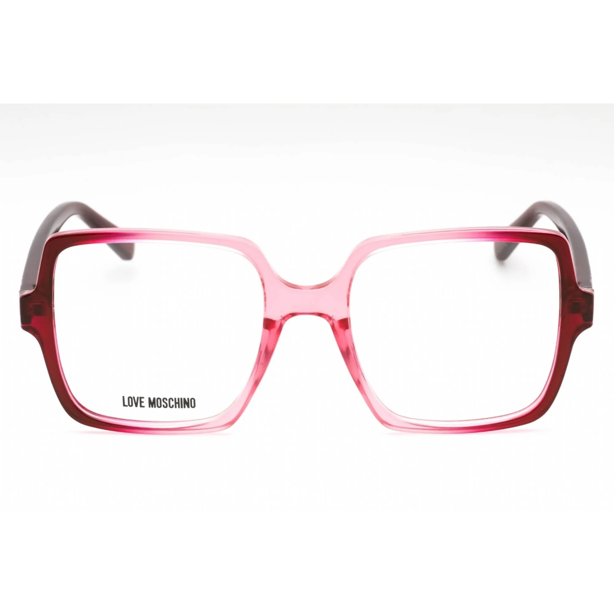 Moschino Love Women's Eyeglasses - Cherry Pink Plastic Butterfly Frame | MOL597 GYL