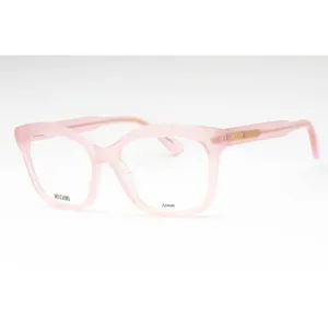 Moschino Women's Eyeglasses - Pink Acetate Cat Eye Shape Full Rim Frame | MOS606 35J