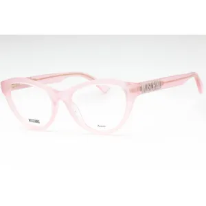 Moschino Women's Eyeglasses - Pink Acetate Cat Eye Shape Full Rim Frame | MOS623 35J