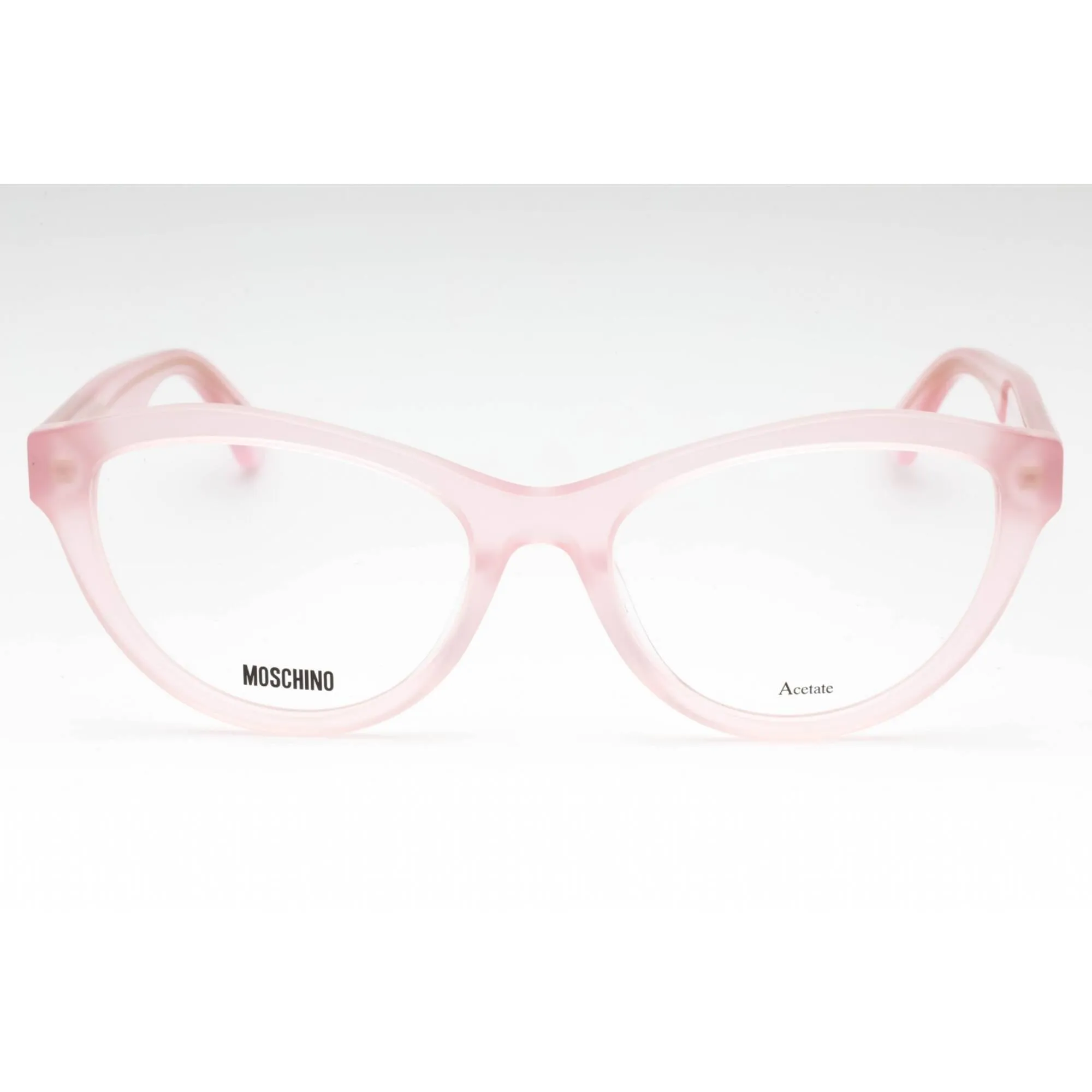 Moschino Women's Eyeglasses - Pink Acetate Cat Eye Shape Full Rim Frame | MOS623 35J