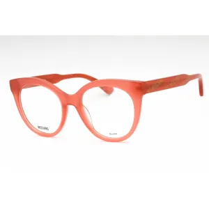 Moschino Women's Eyeglasses - Red Acetate Cat Eye Shape Full Rim Frame | MOS613 C9A