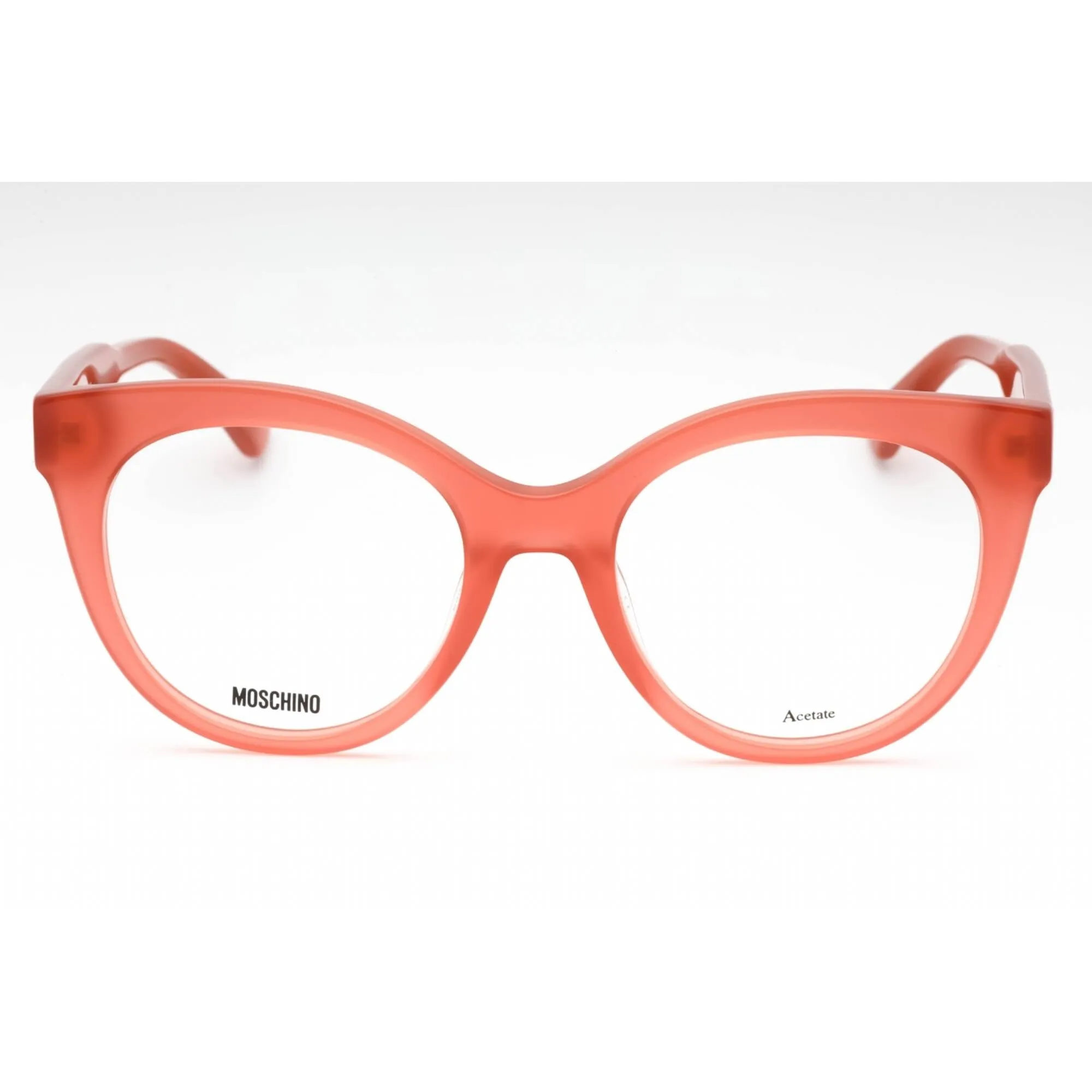 Moschino Women's Eyeglasses - Red Acetate Cat Eye Shape Full Rim Frame | MOS613 C9A