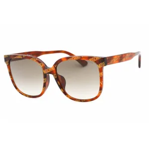 Moschino Women's Sunglasses - Pattern Havana Rectangular Frame | MOS134/F/S 0H7P HA