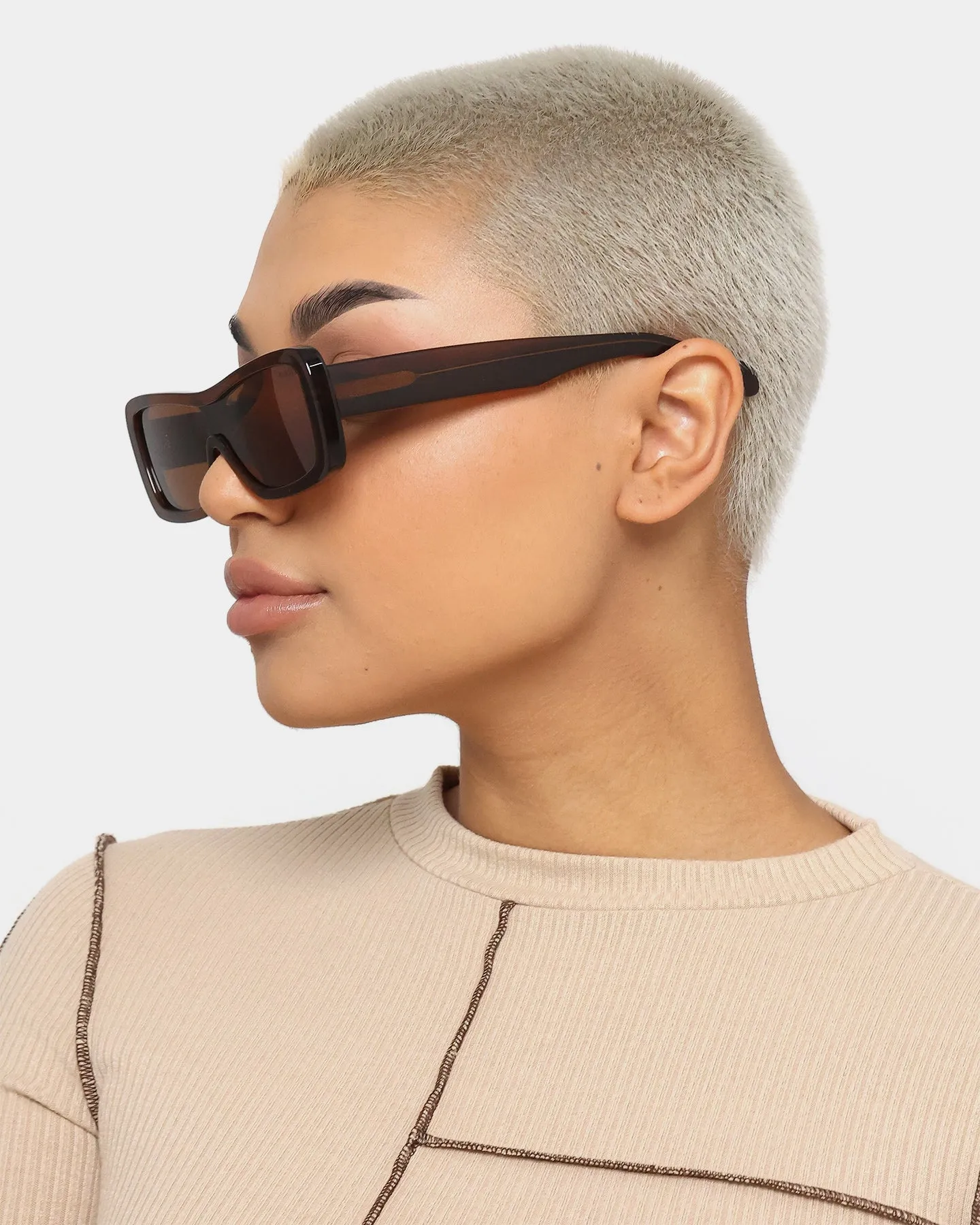 NUQE Guard Sunglasses Brown