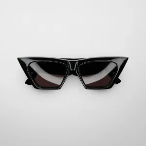 PEAK SUNGLASSES | black acetate