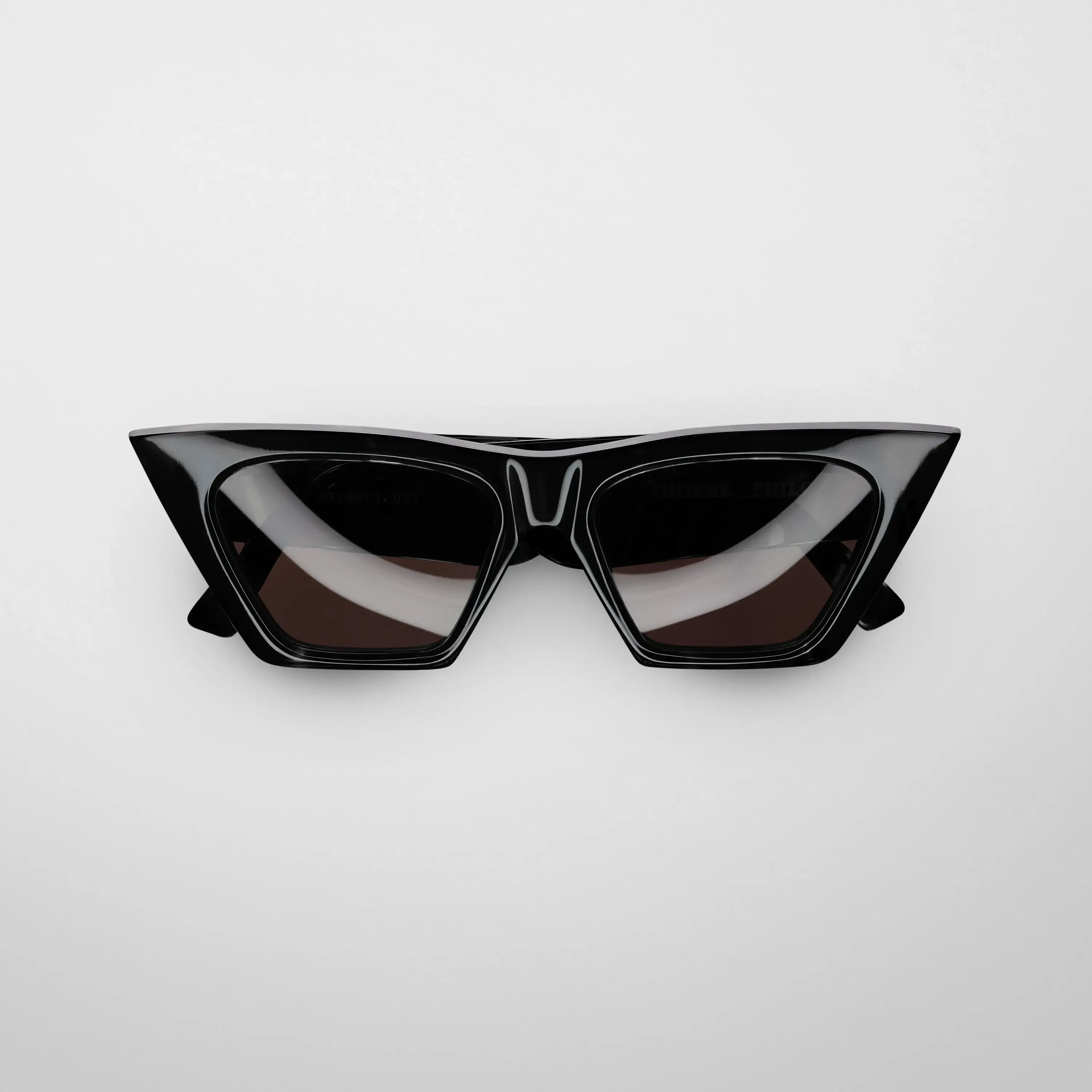 PEAK SUNGLASSES | black acetate