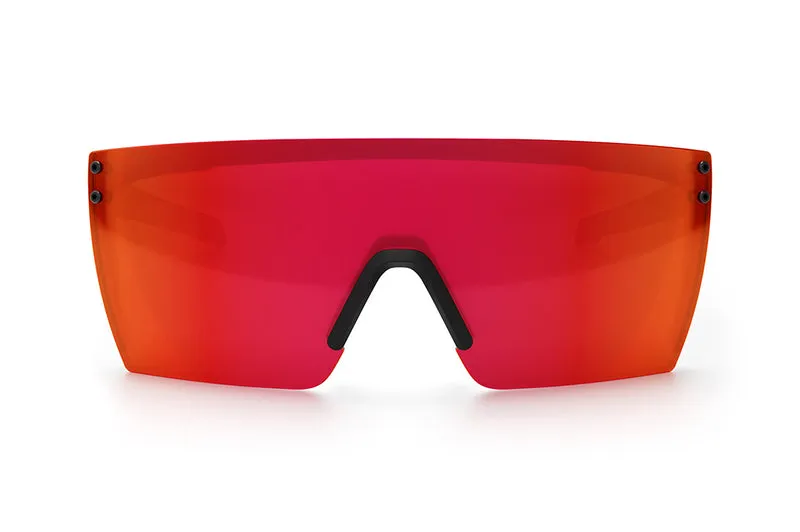 PERFORMANCE XL LAZER FACE SUNGLASSES: POLARIZED RED/ORANGE Z87 