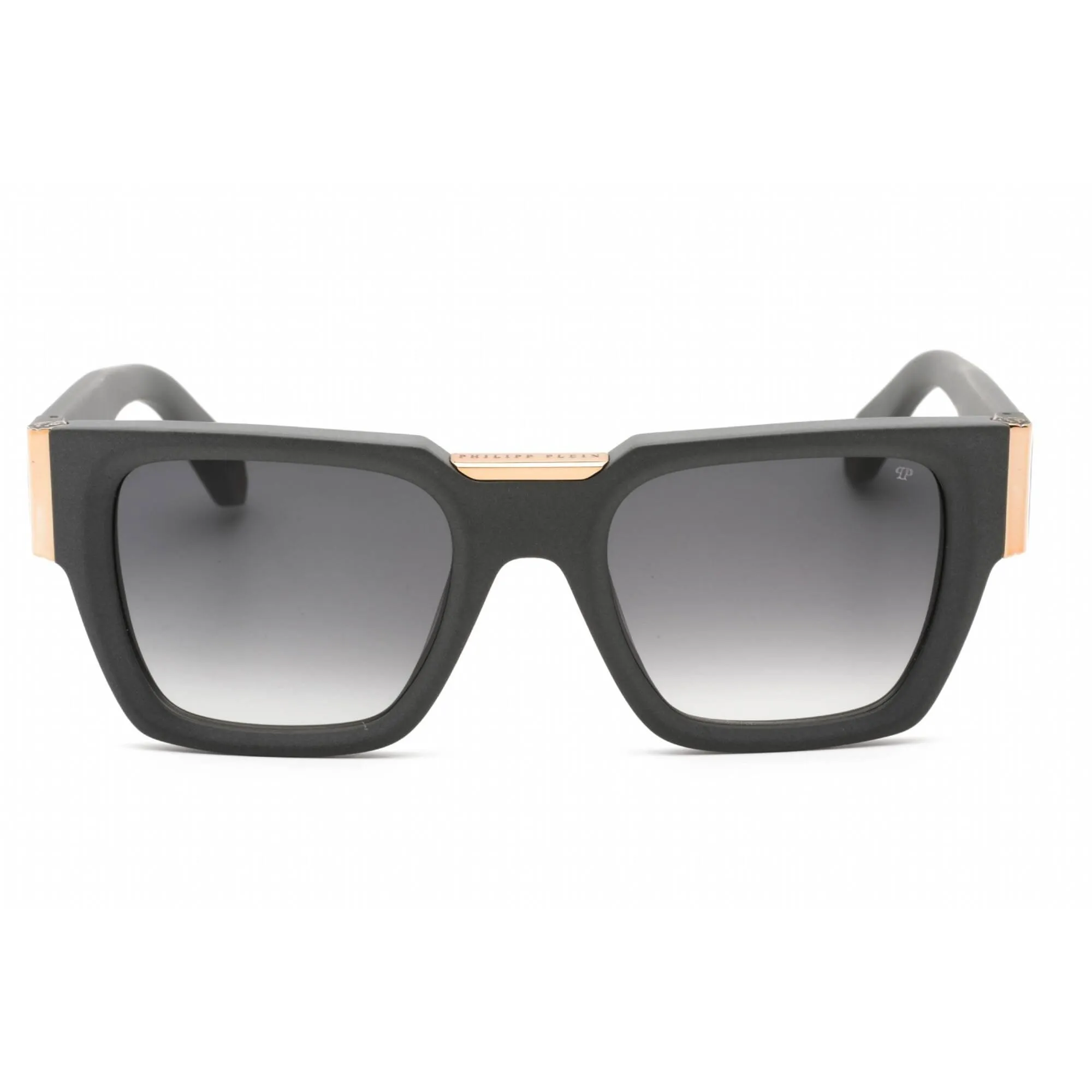 Philipp Plein Women's Sunglasses - Matte Dark Grey Square Shape Frame | SPP095M 0L46