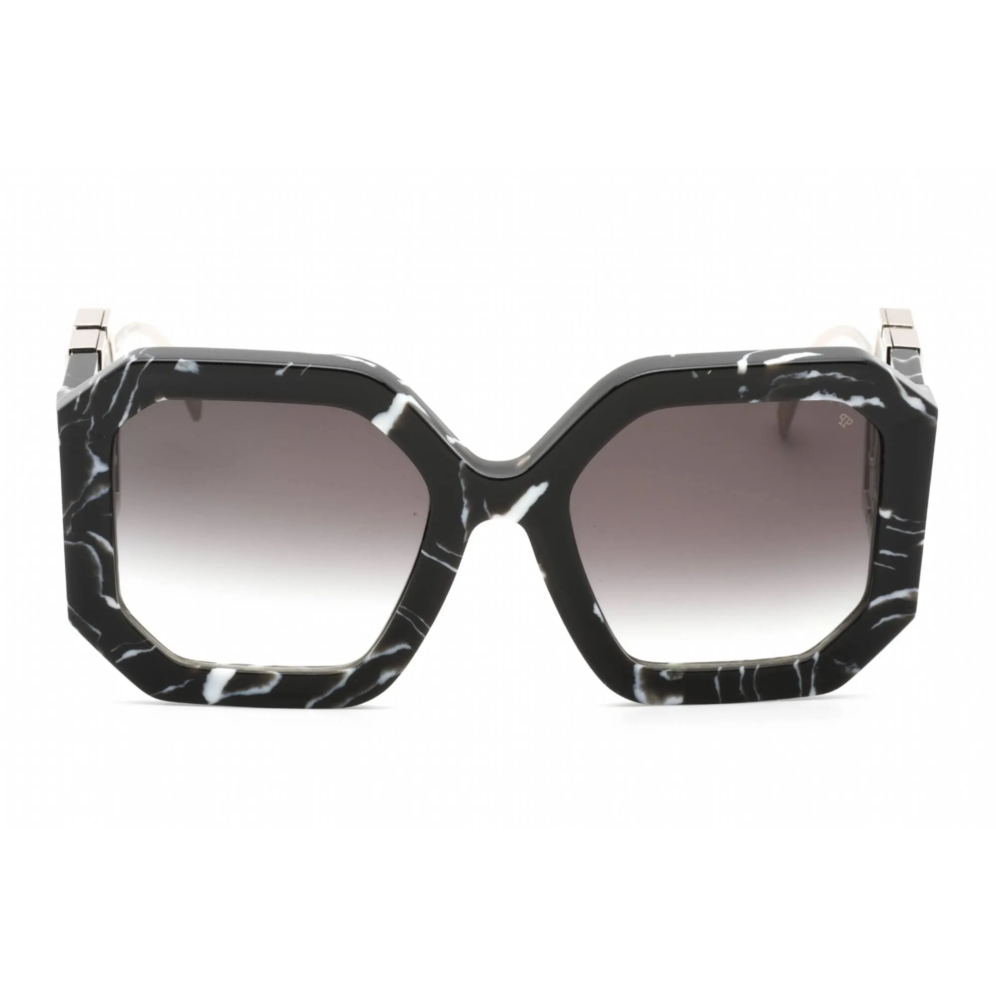 Philipp Plein Women's Sunglasses - Patterned Black Plastic Butterfly | SPP067 0721