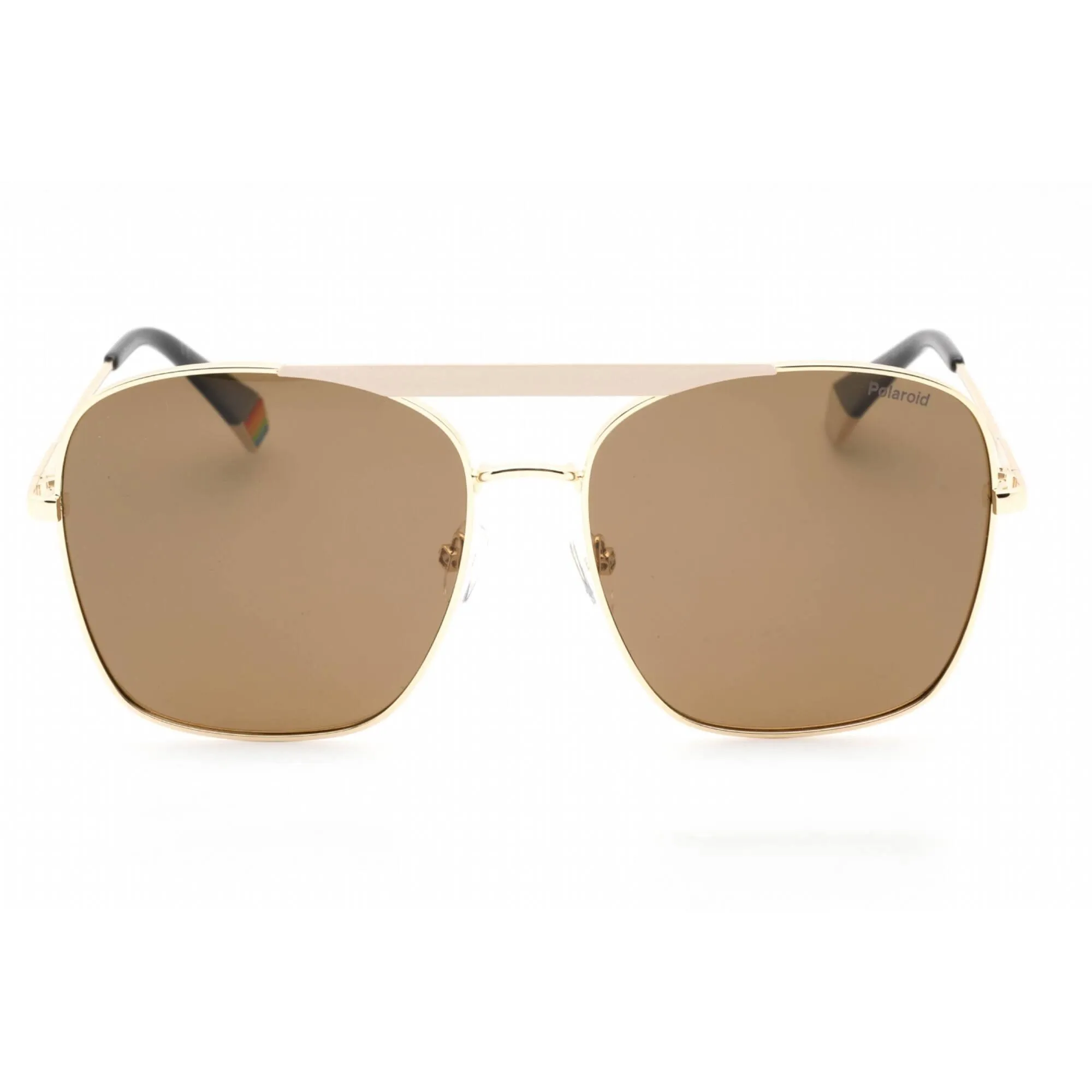 Polaroid Core Women's Sunglasses - Matte Ivory Gold Metal Frame | PLD 6201/S/X 0YYH SP