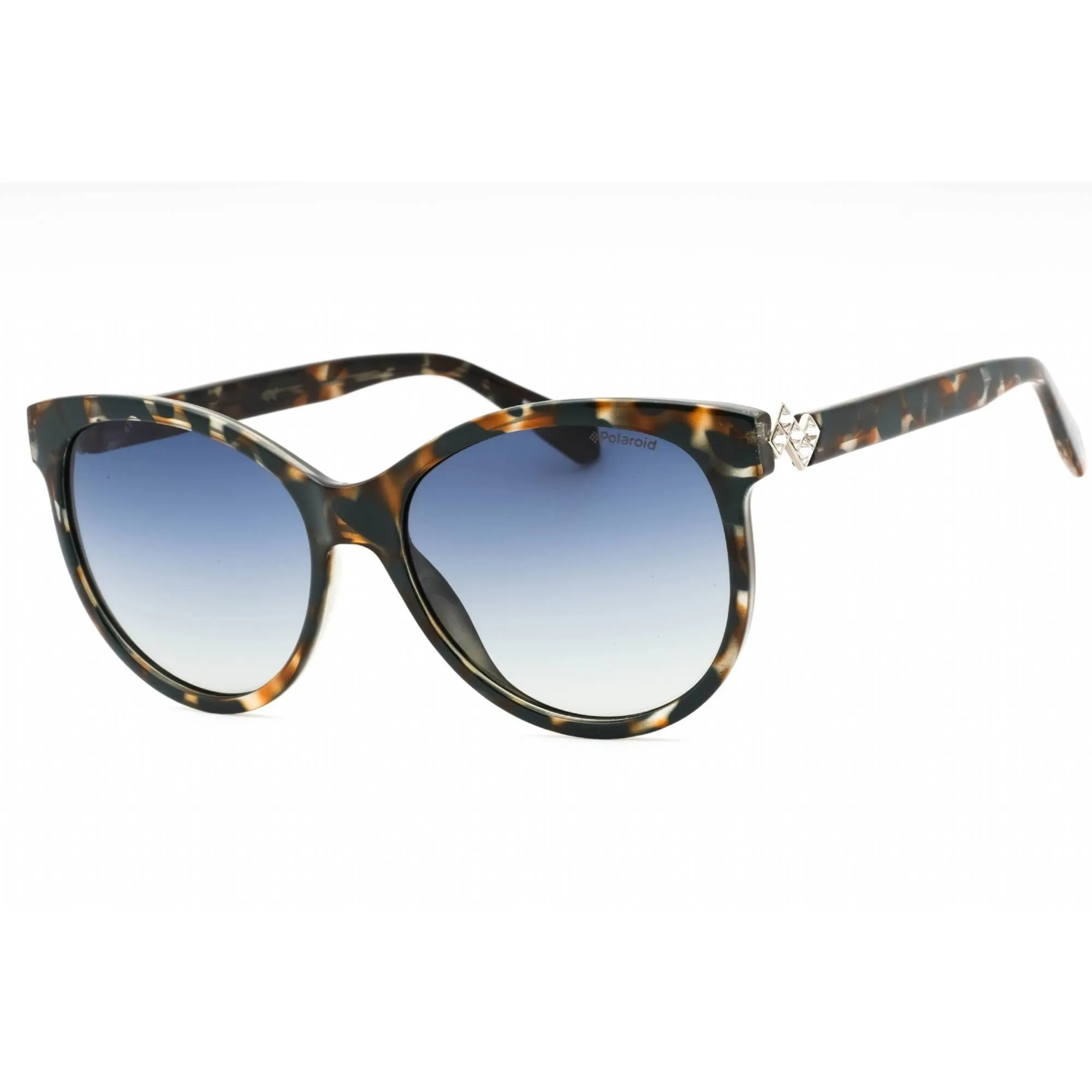 Polaroid Core Women's Sunglasses - Teal Havana Cat Eye Frame | PLD 4079/S/X 0CVT Z7
