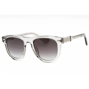 Police Men's Sunglasses - Grey Acetate Square Shape Full Rim Frame | SPLL87M 03GU