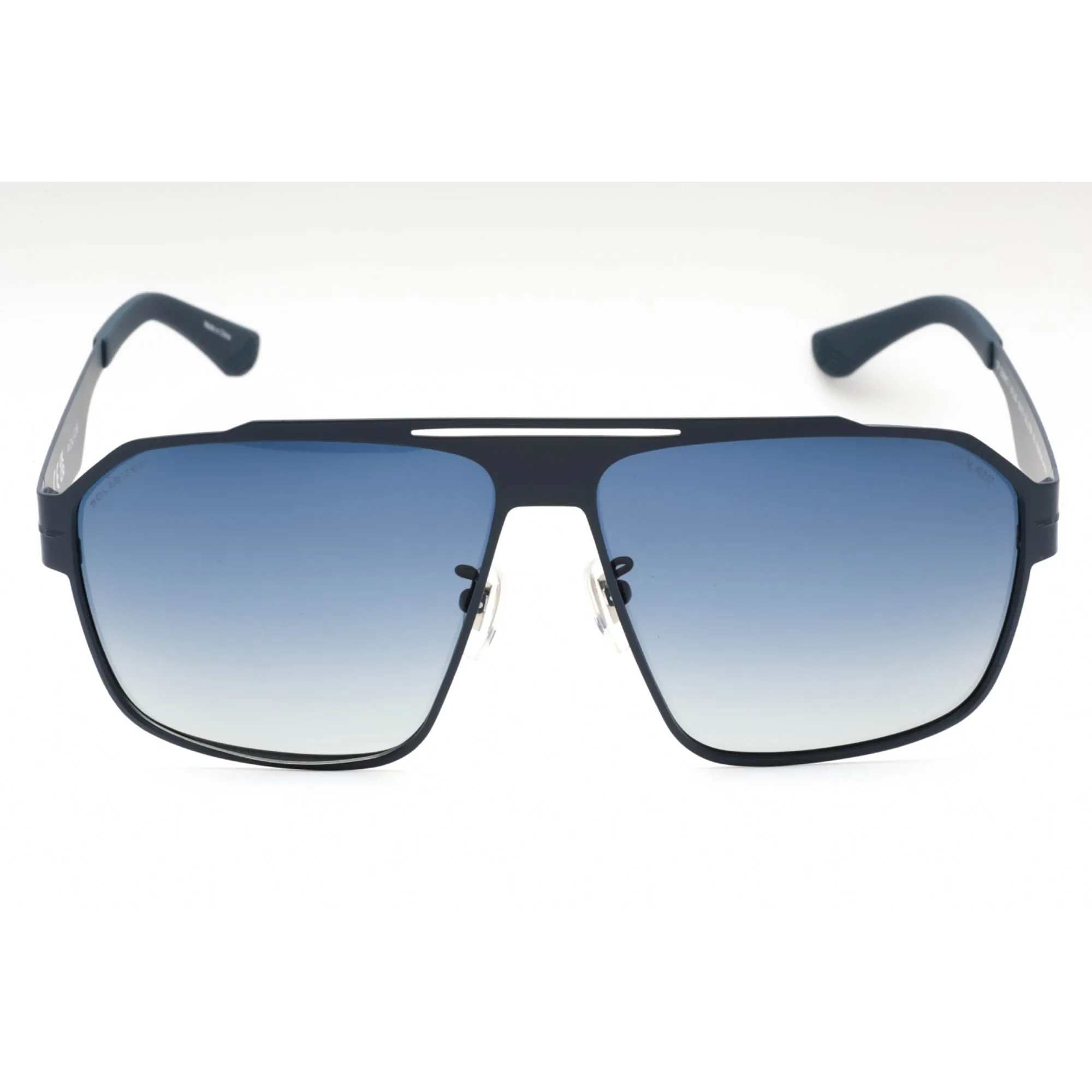 Police Men's Sunglasses - Matte Blue Full Rim Frame Gradient Blue Lens | SPLL08 S72P
