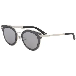 Police Men's Sunglasses - Shiny Palladium Metal Cat Eye Frame | POLICE SPL349 579X