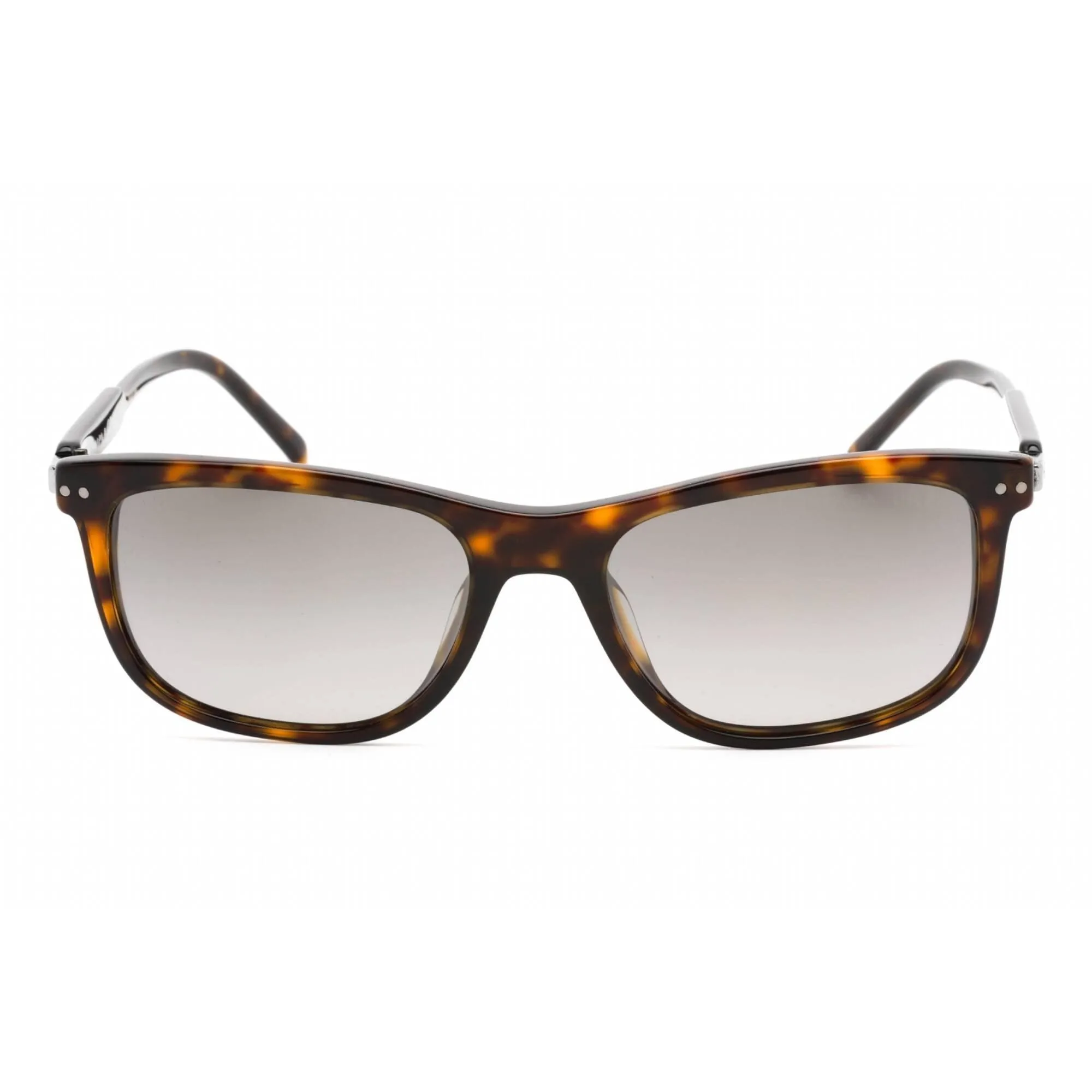 Prada Men's Sunglasses - Full Rim Havana Plastic Rectangular Shape | 0PR 18YS 2AU09G
