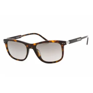 Prada Men's Sunglasses - Full Rim Havana Plastic Rectangular Shape | 0PR 18YS 2AU09G