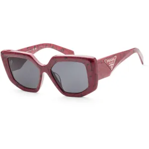 Prada Women's Sunglasses - Etruscan Marble Frame Dark Grey Lens | 0PR 14ZSF 15D5SO
