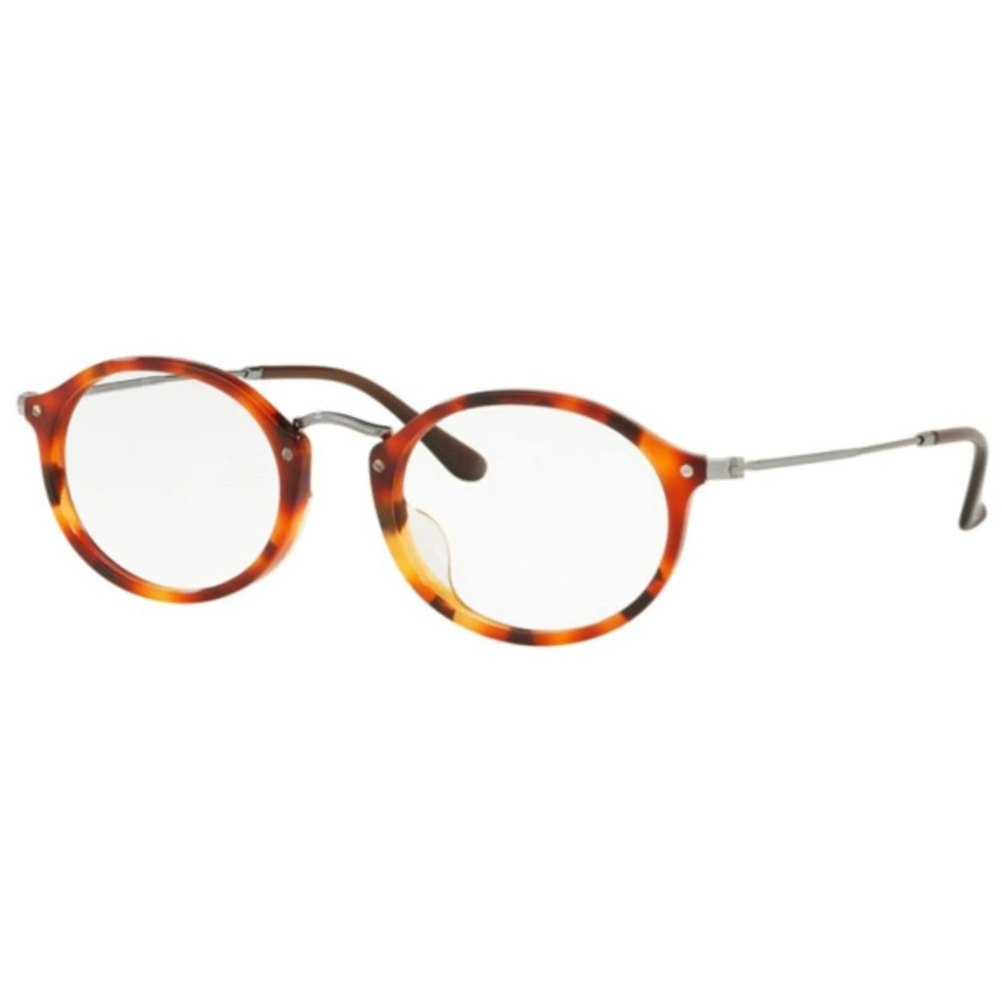 Ray Ban Men's Eyeglasses - Havana Red Plastic Frame Demo Lens | RAY BAN 0RX2547VF 5831