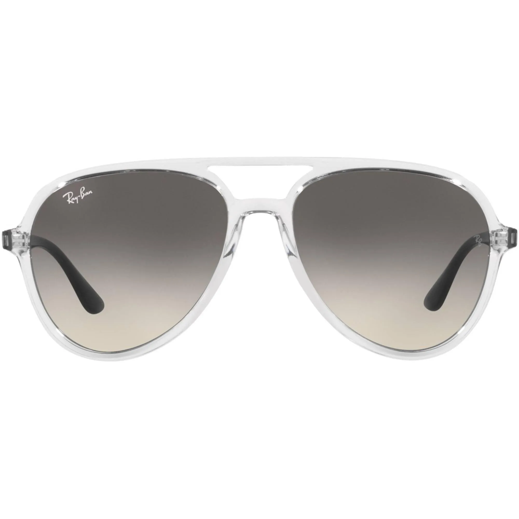 Ray Ban Unisex Sunglasses - Grey Gradient Lens Transparent Frame | ORB4376 647711 57