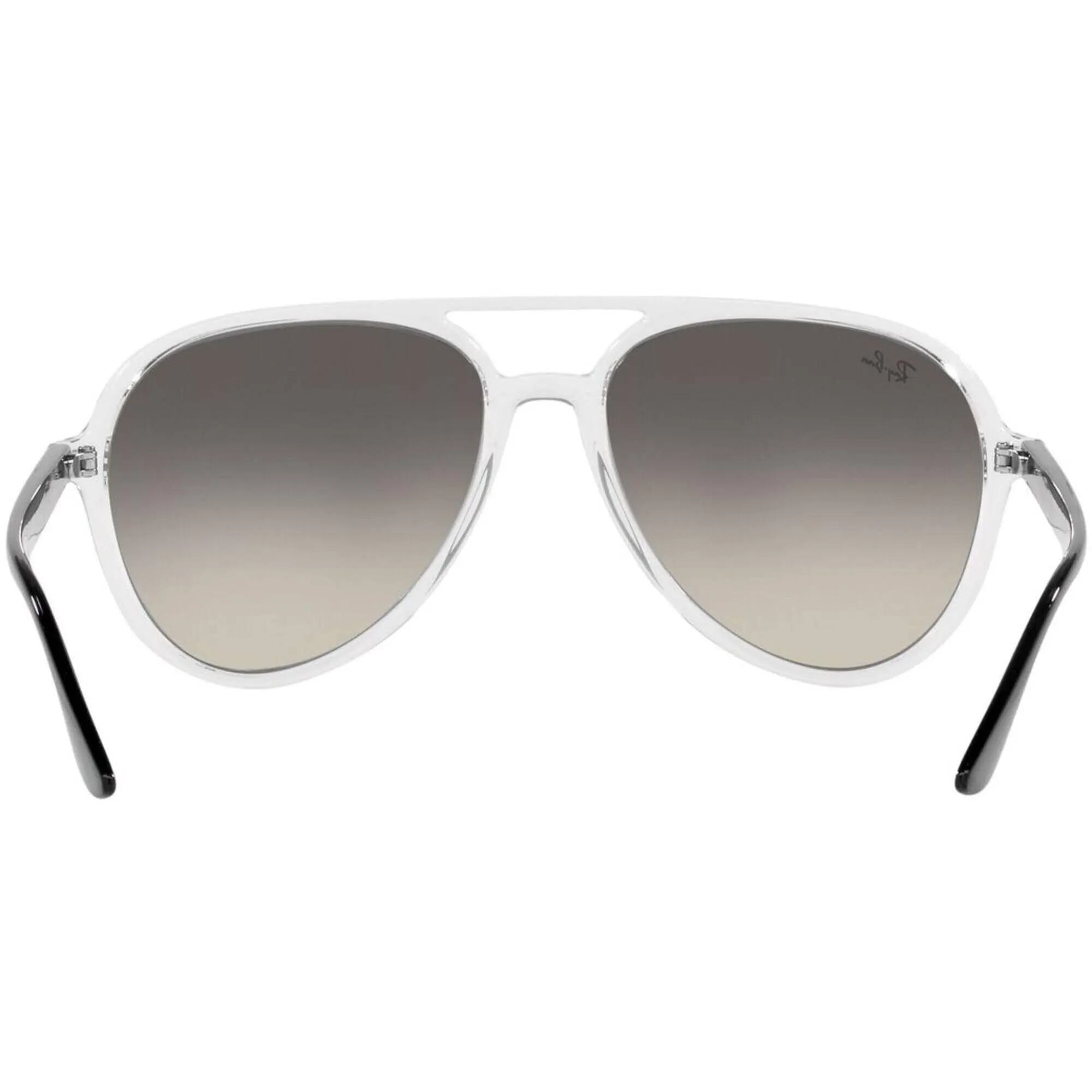 Ray Ban Unisex Sunglasses - Grey Gradient Lens Transparent Frame | ORB4376 647711 57